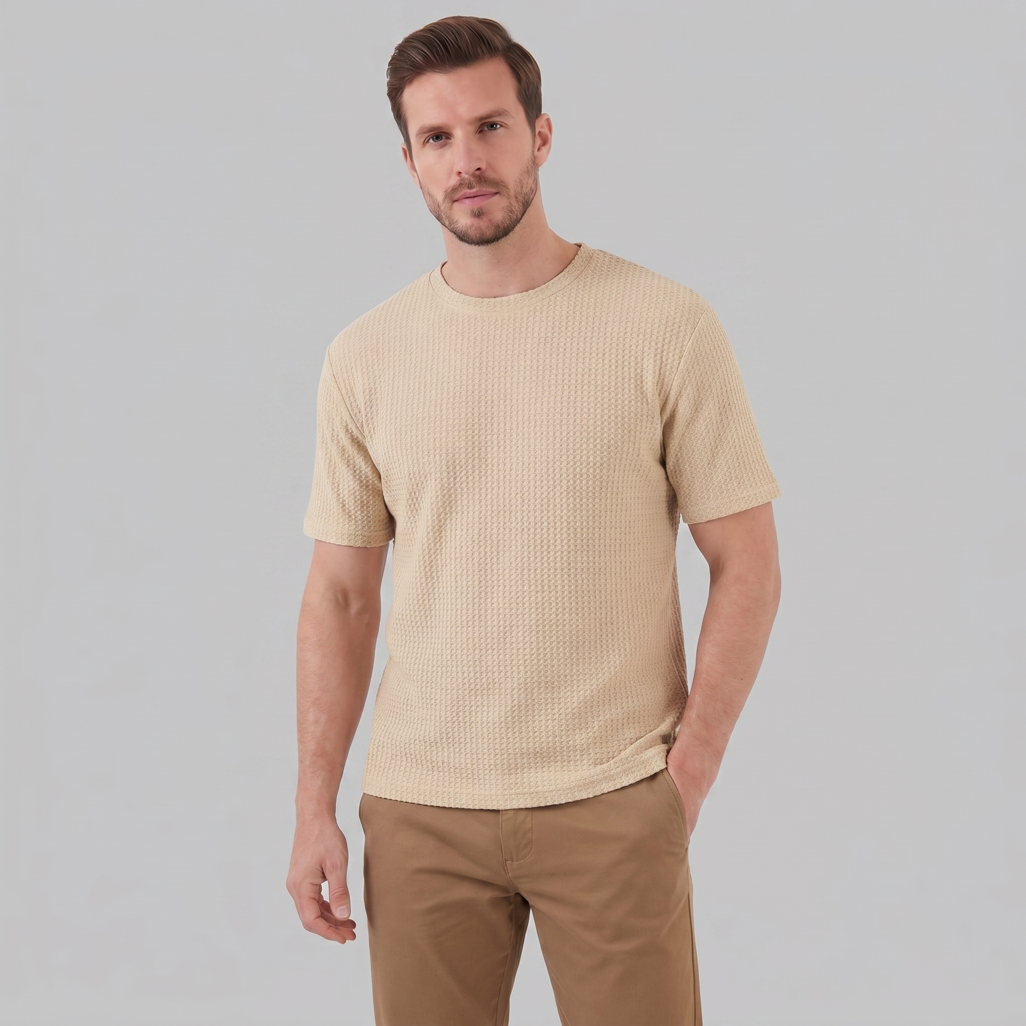 Men's Structured T-Shirt - Modern Comfort Fit