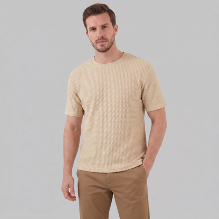 Men's Structured T-Shirt - Modern Comfort Fit