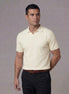 Men's Structured V-Neck Polo Shirt