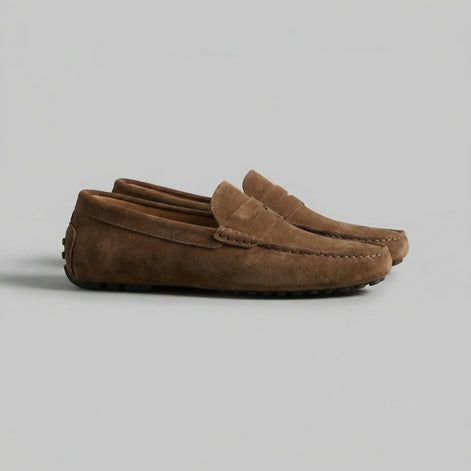Men's Stylish Suede Penny Loafers