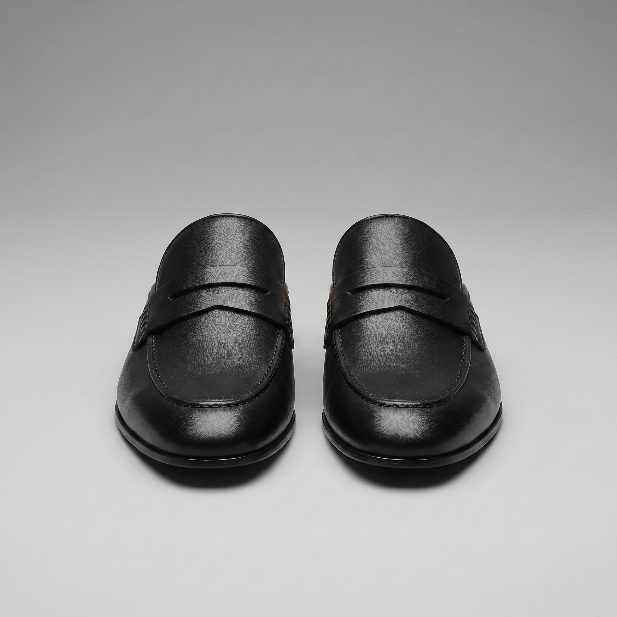 Men's Suede Backless Penny Loafers