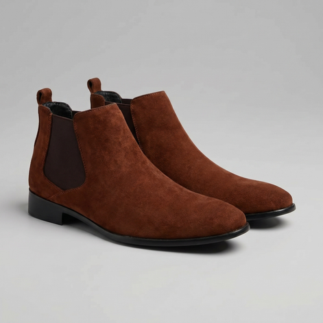 Men's Suede Chelsea Boots