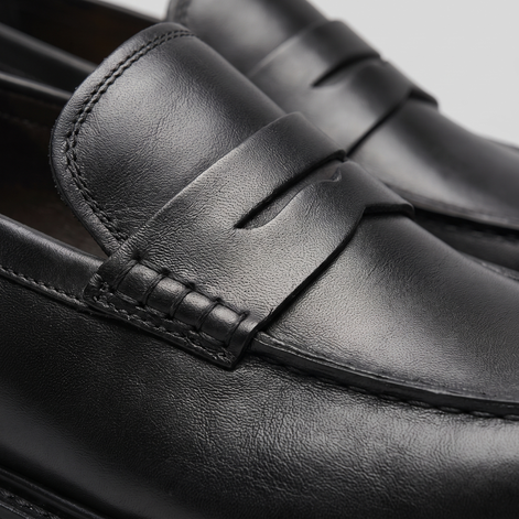 Men's Suede Chunky Sole Penny Loafers