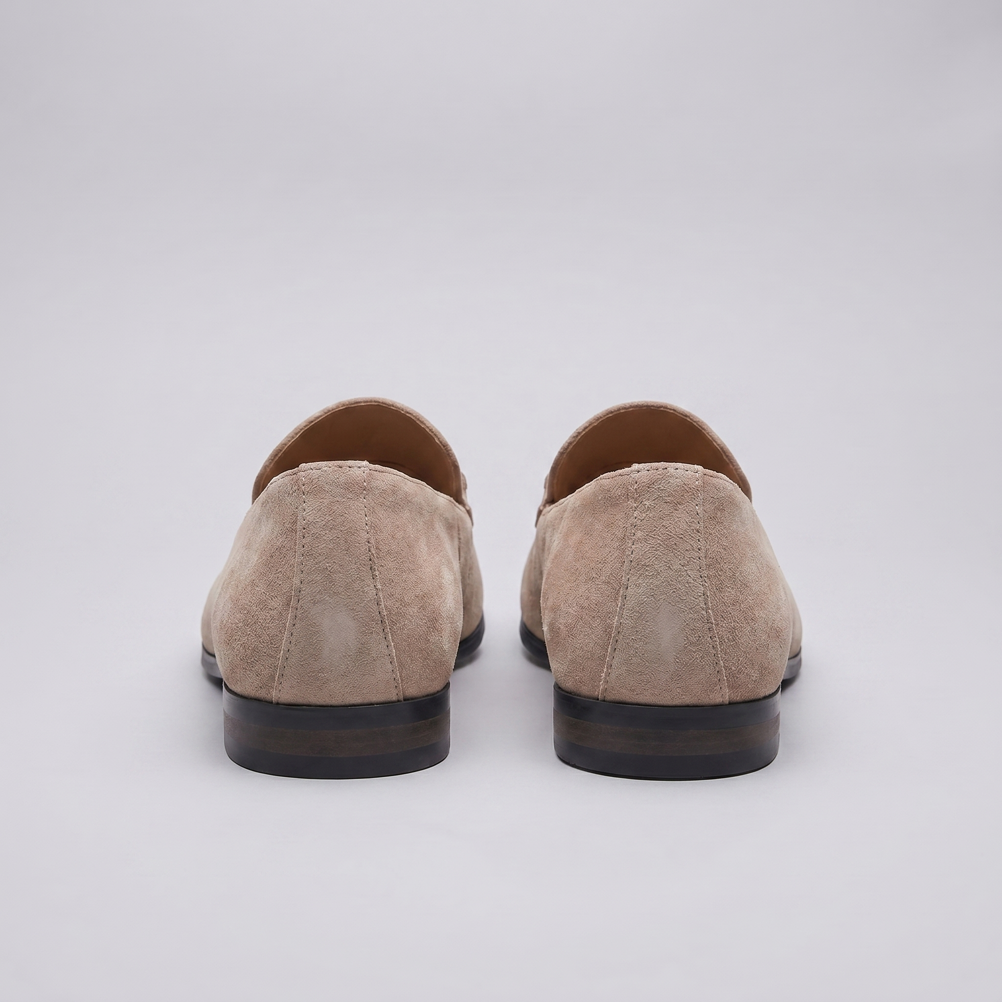 Men's Suede-Effect Horsebit Loafers