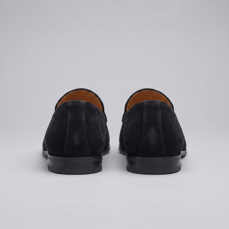 Men's Suede-Effect Horsebit Loafers