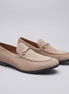 Men's Suede-Effect Horsebit Loafers