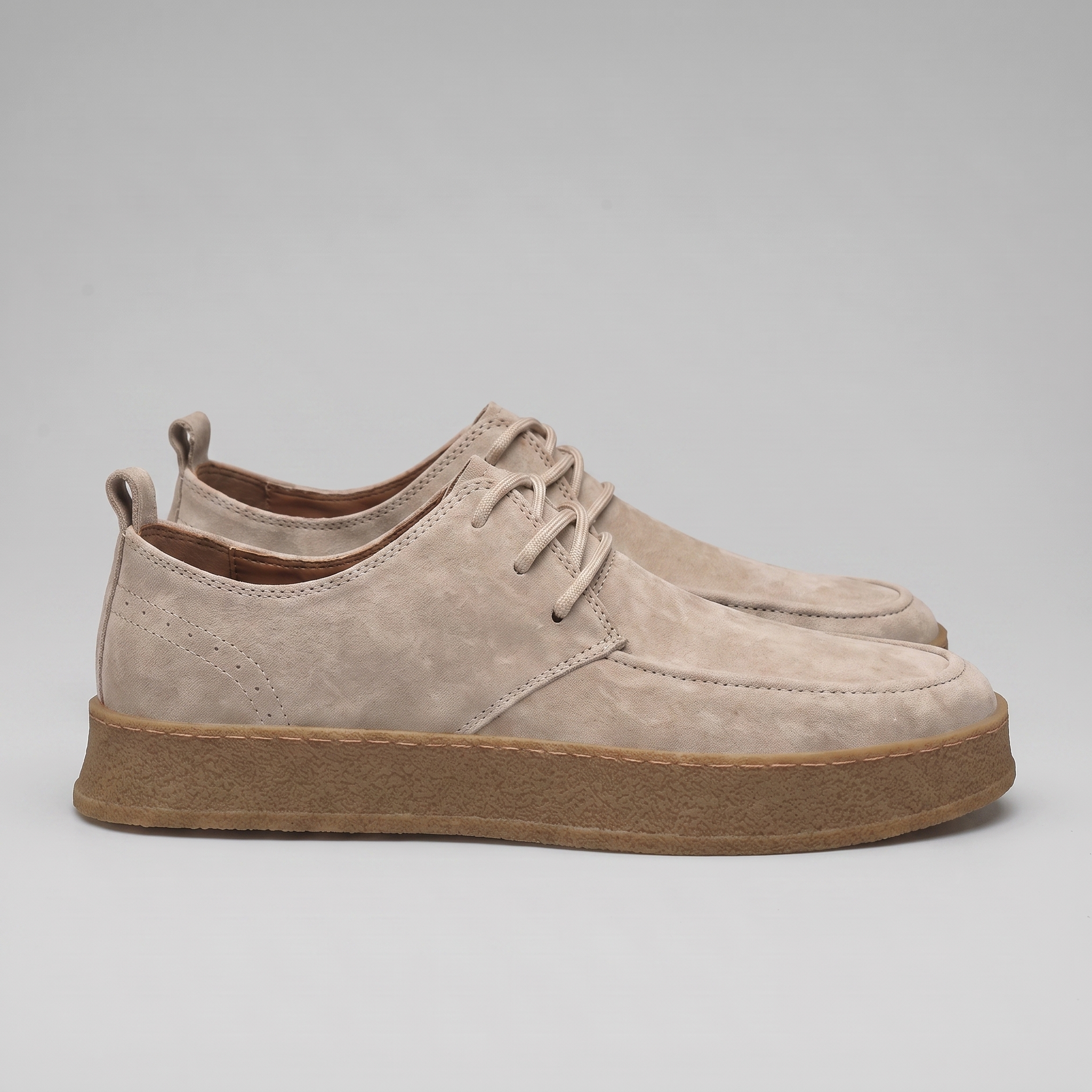 Men's Suede-Effect Lace-Up Casual Shoes