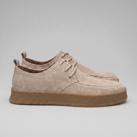 Men's Suede-Effect Lace-Up Casual Shoes