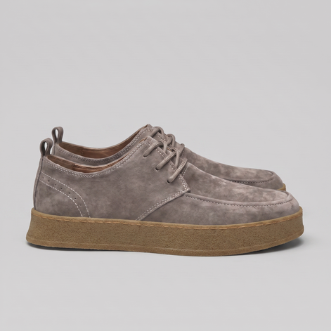 Men's Suede-Effect Lace-Up Casual Shoes
