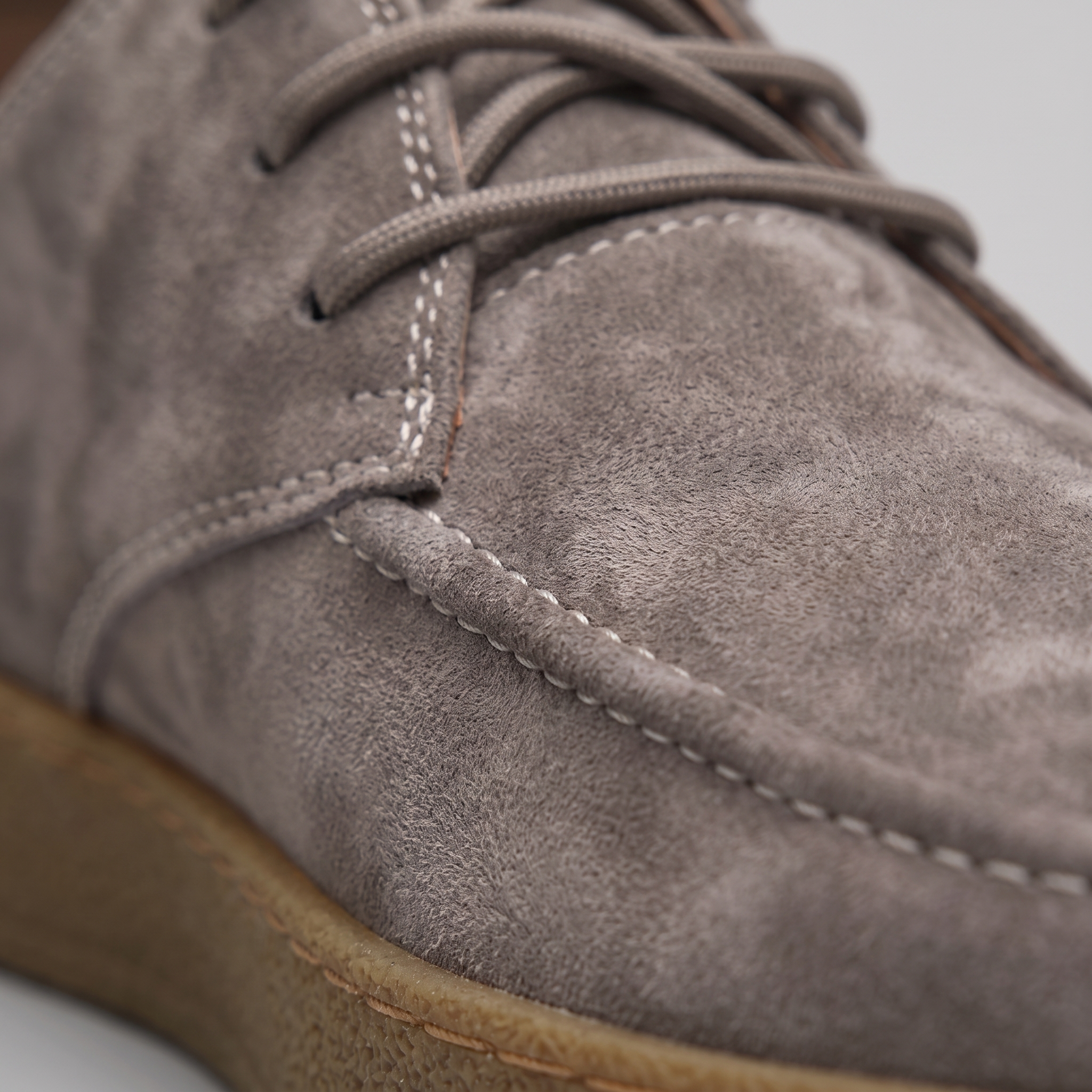 Men's Suede-Effect Lace-Up Casual Shoes