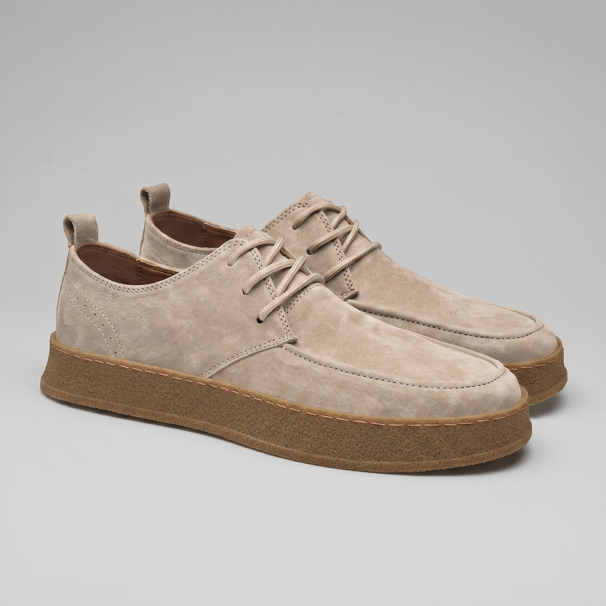 Men's Suede-Effect Lace-Up Casual Shoes