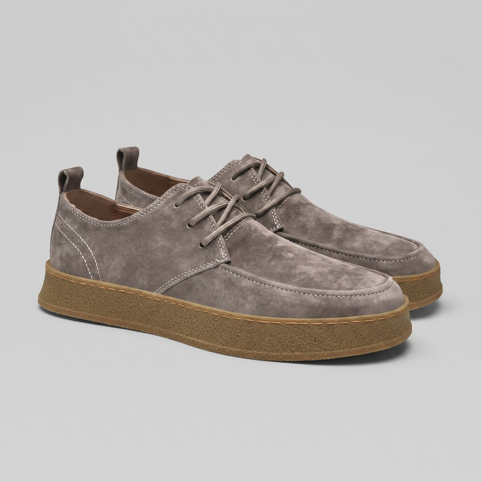 Men's Suede-Effect Lace-Up Casual Shoes