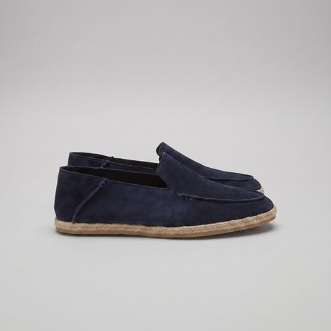 Men's Suede Espadrille Loafers