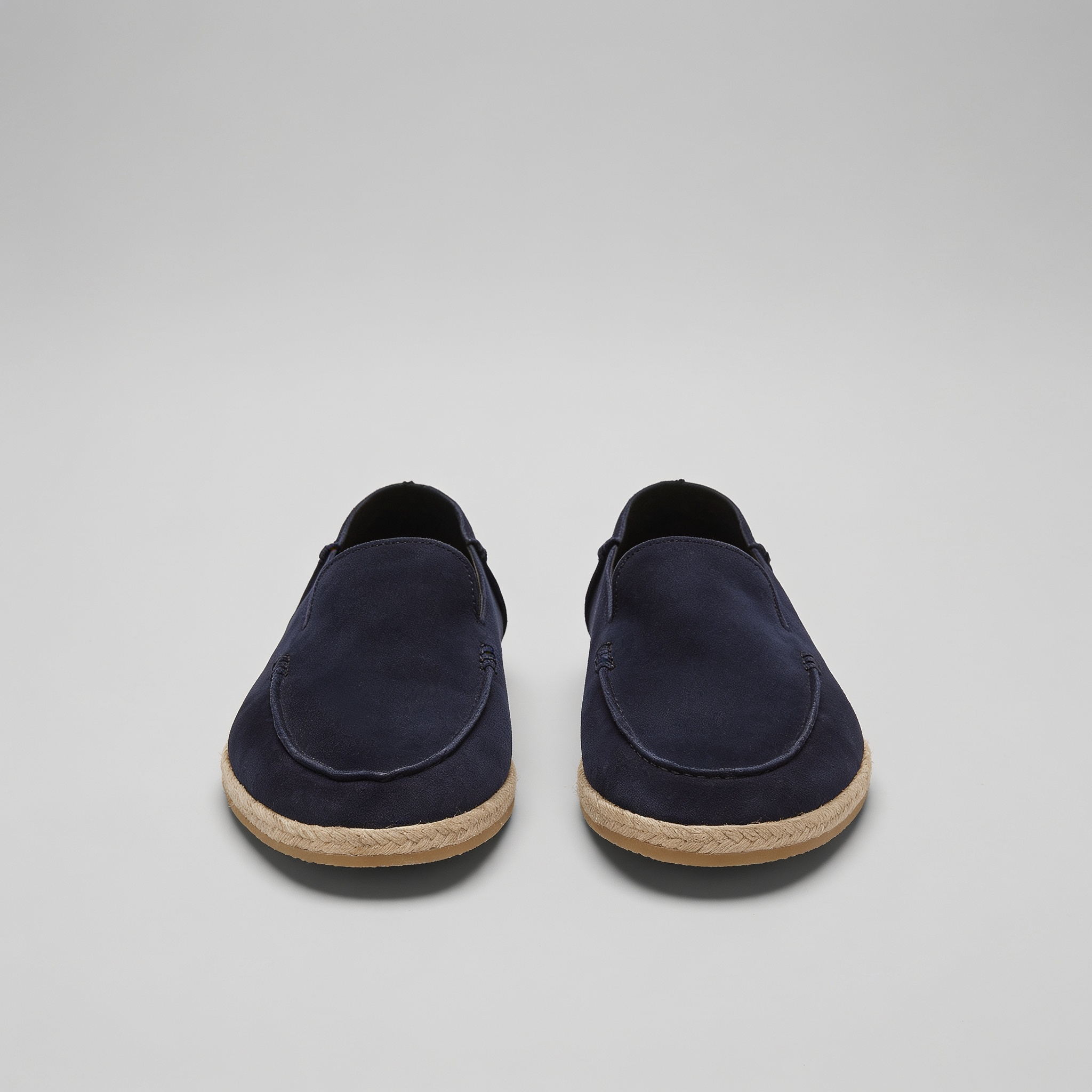 Men's Suede Espadrille Loafers