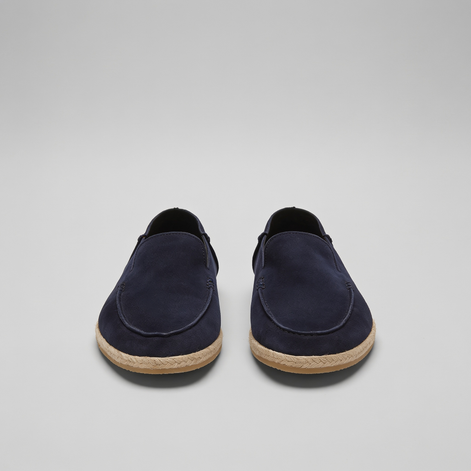 Men's Suede Espadrille Loafers