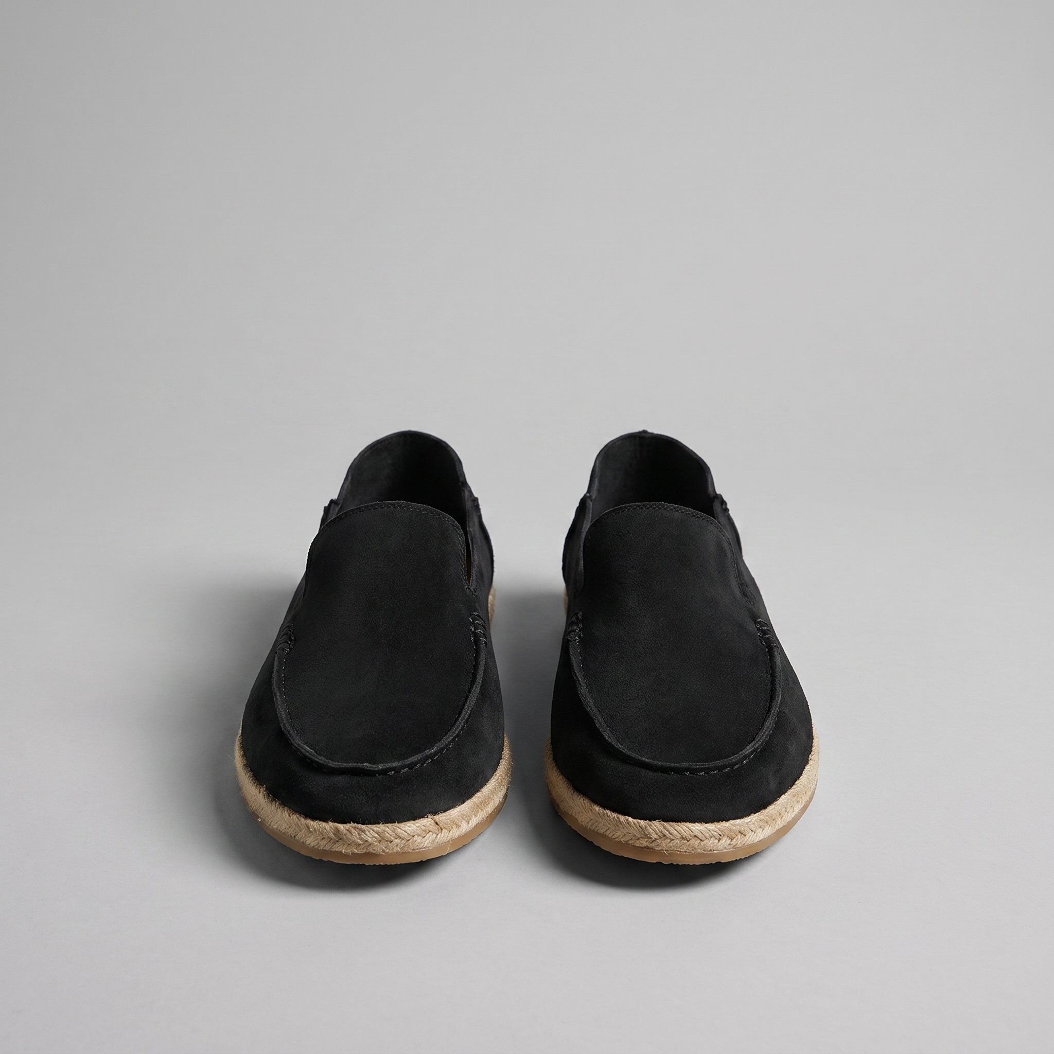 Men's Suede Espadrille Loafers