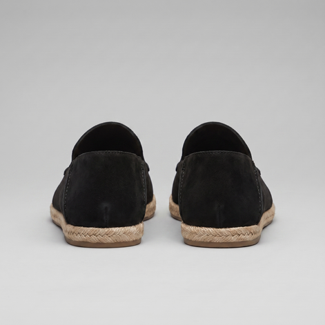 Men's Suede Espadrille Loafers