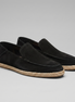 Men's Suede Espadrille Loafers