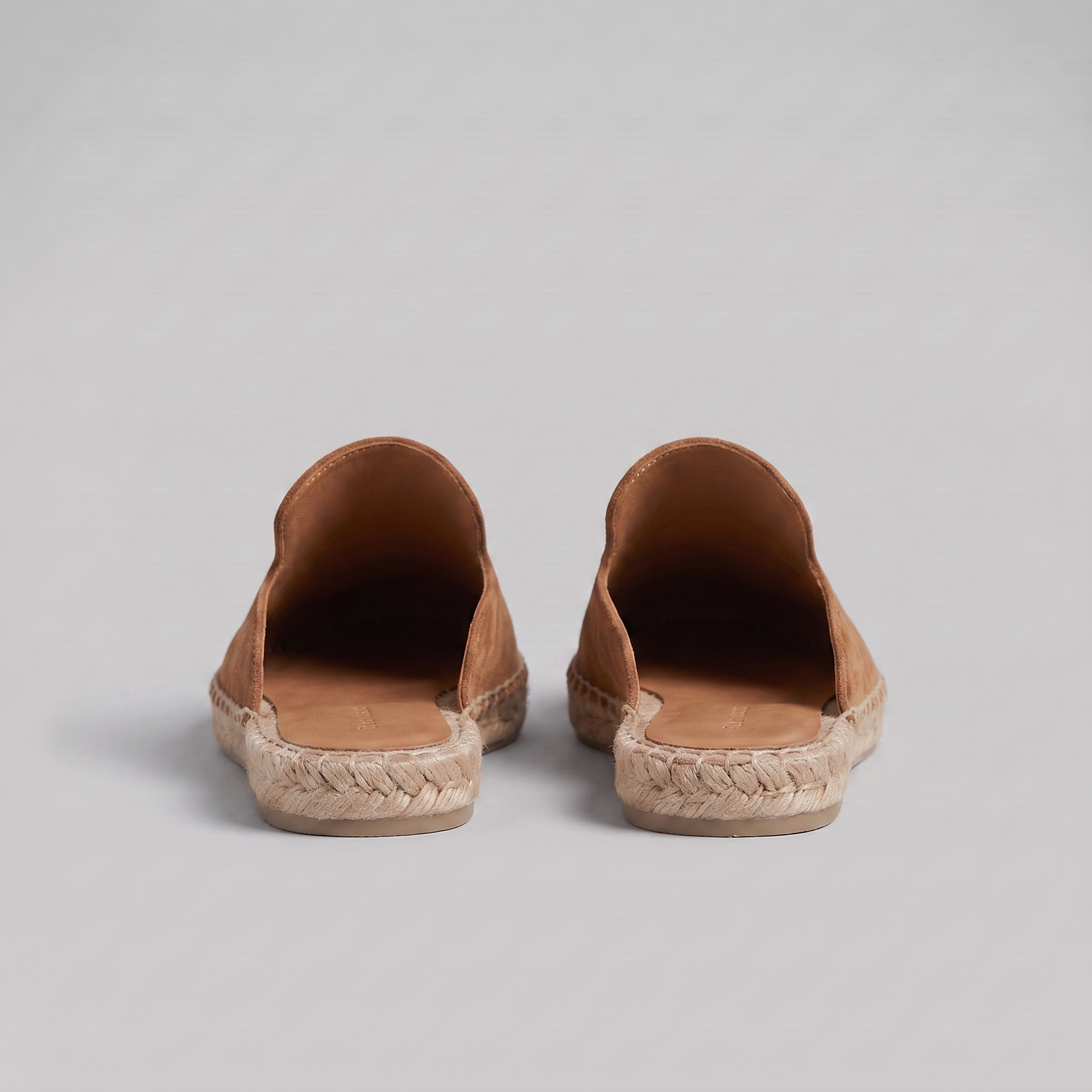 Men's PU Suede Espadrille Mule Loafers