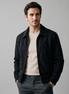 Men's Suede Harrington Bomber Jacket