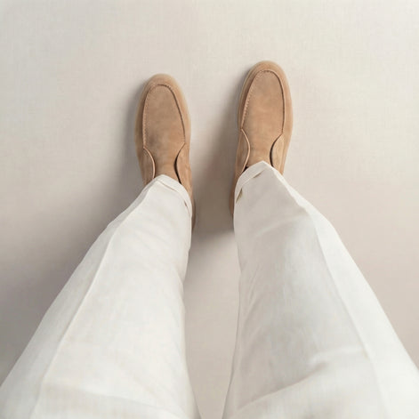 Men's Suede High Loafers