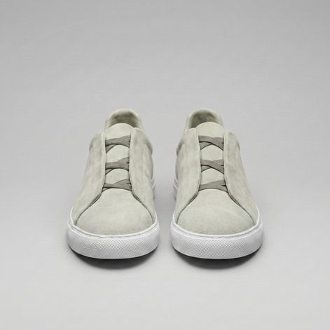Men's Suede Leather Slip-On Trainers