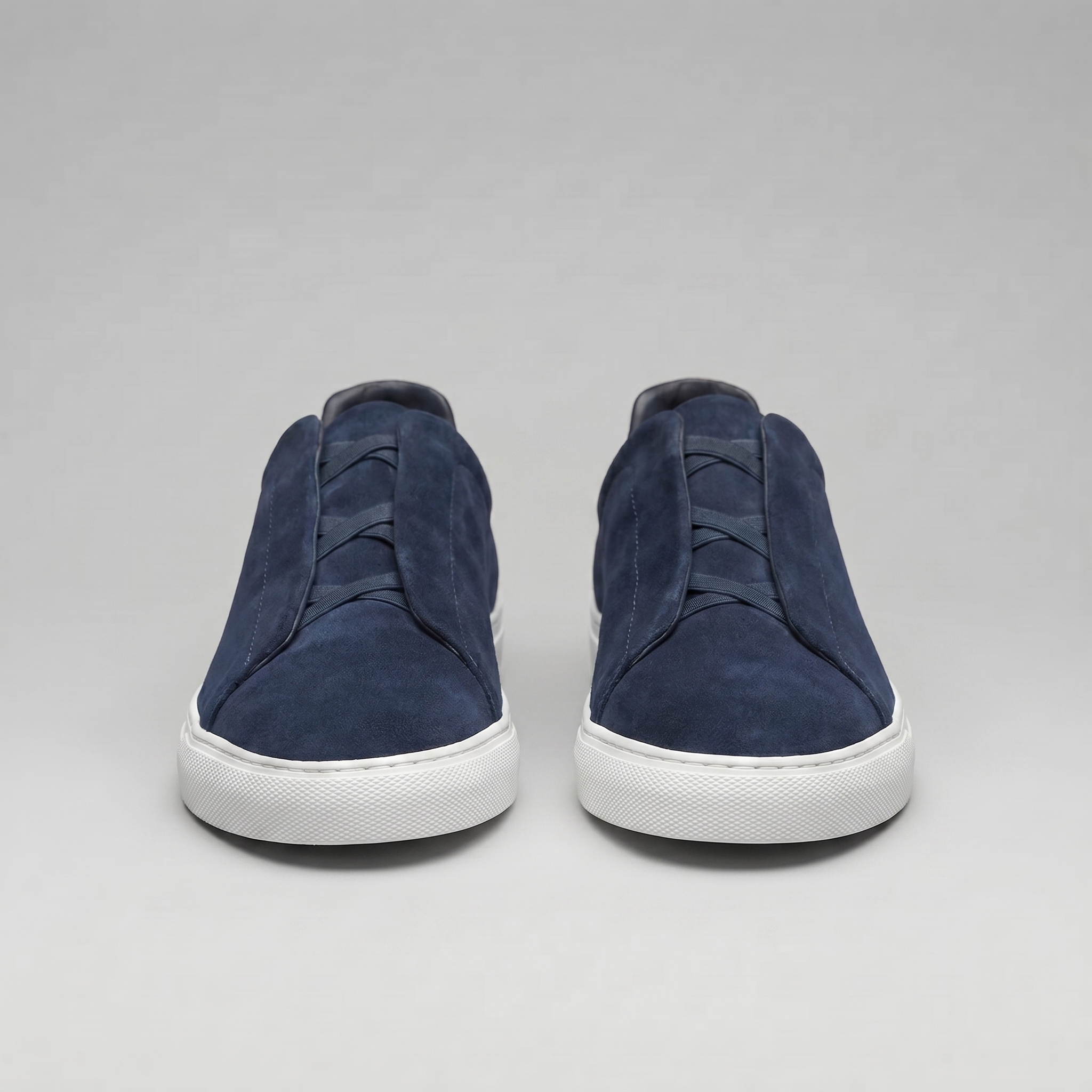 Men's Suede Leather Slip-On Trainers