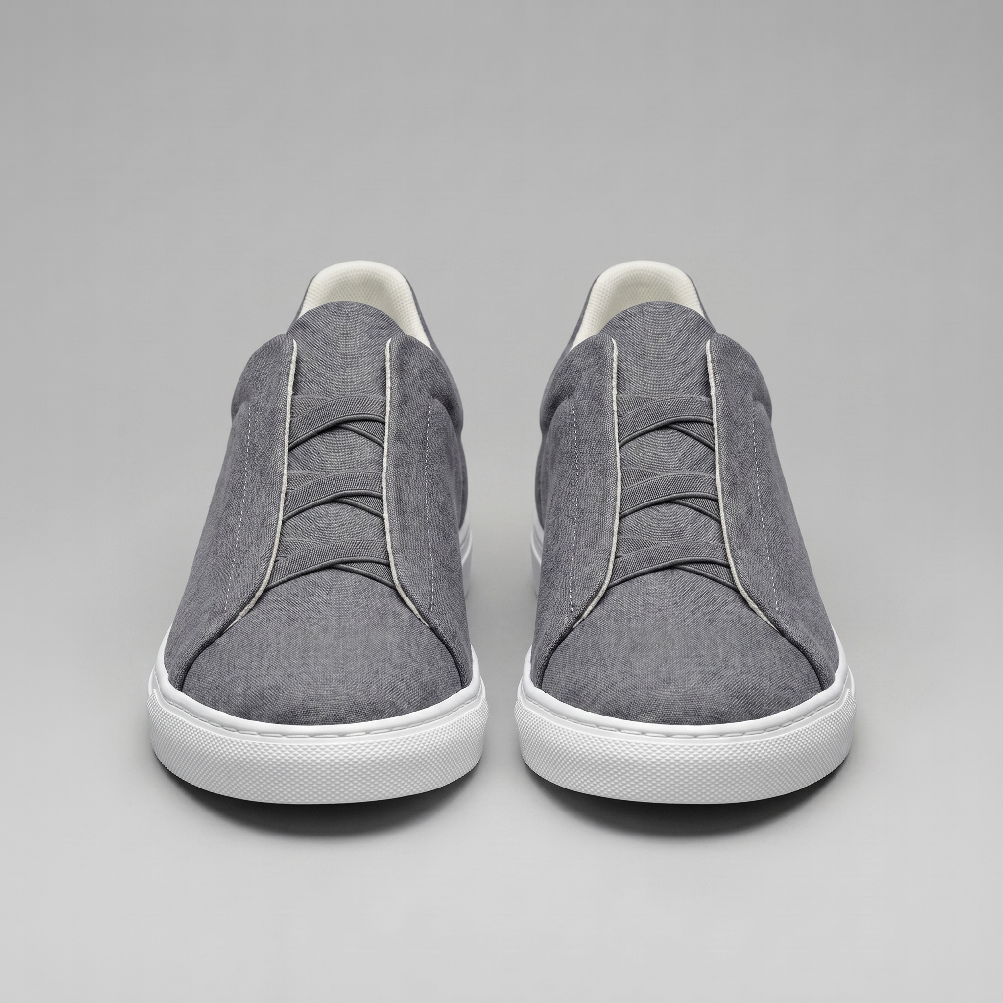 Men's Suede Leather Slip-On Trainers