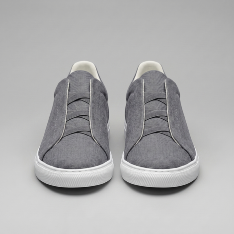 Men's Suede Leather Slip-On Trainers