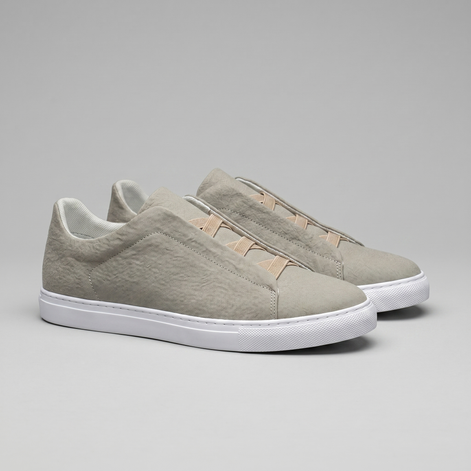 Men's Suede Leather Slip-On Trainers