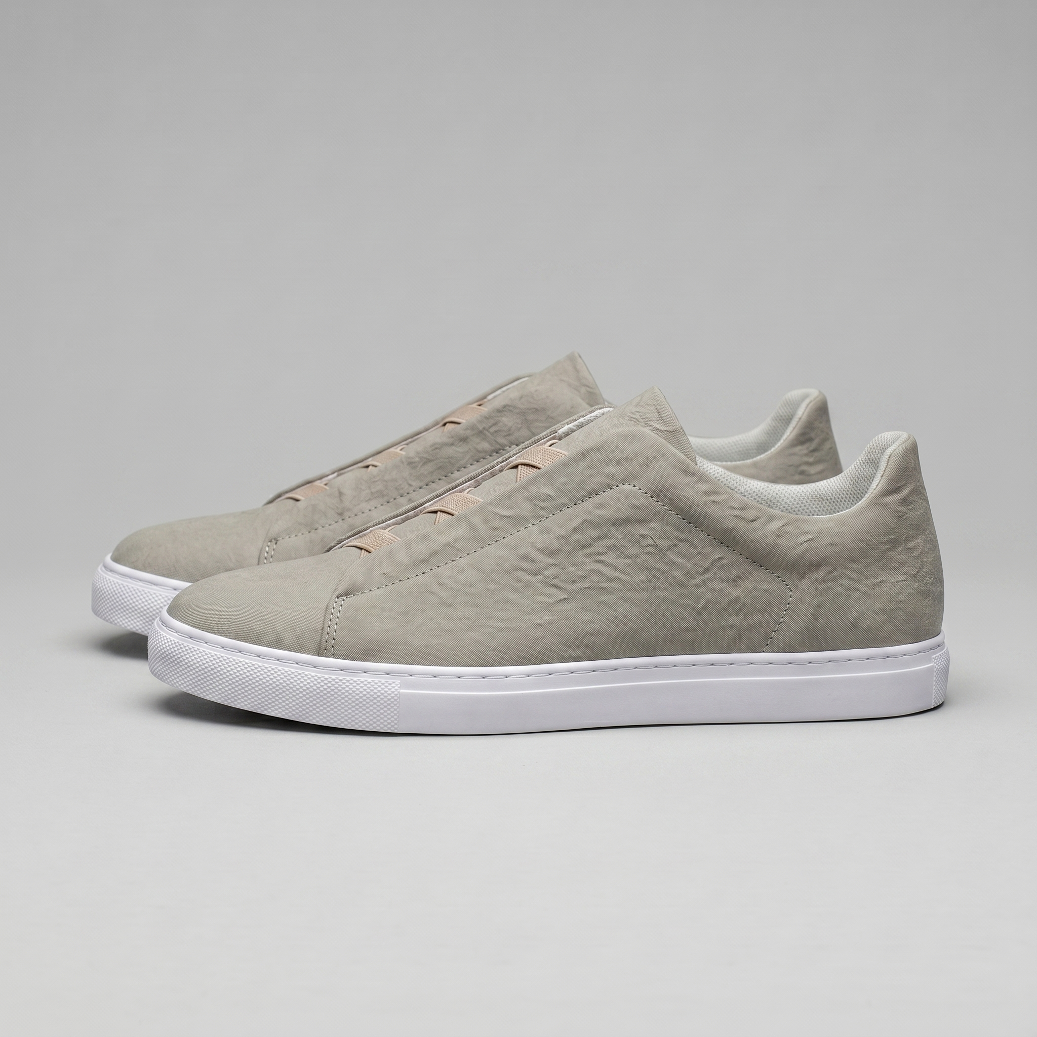 Men's Suede Leather Slip-On Trainers