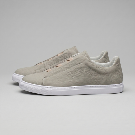 Men's Suede Leather Slip-On Trainers