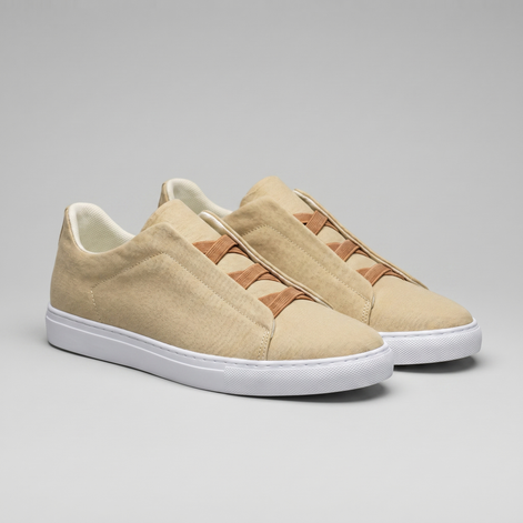Men's Suede Leather Slip-On Trainers