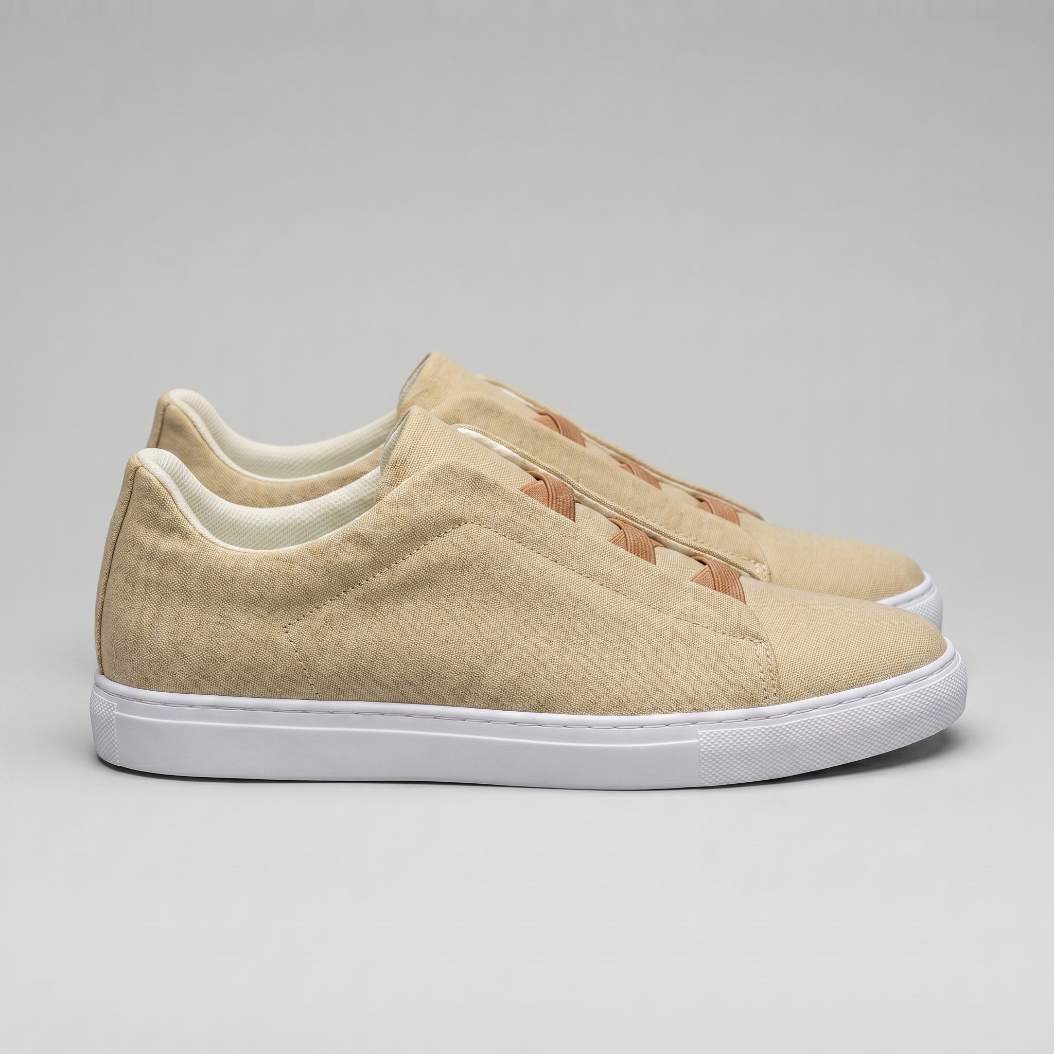 Men's Suede Leather Slip-On Trainers