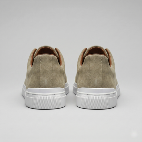 Men's Suede Leather Slip-On Trainers