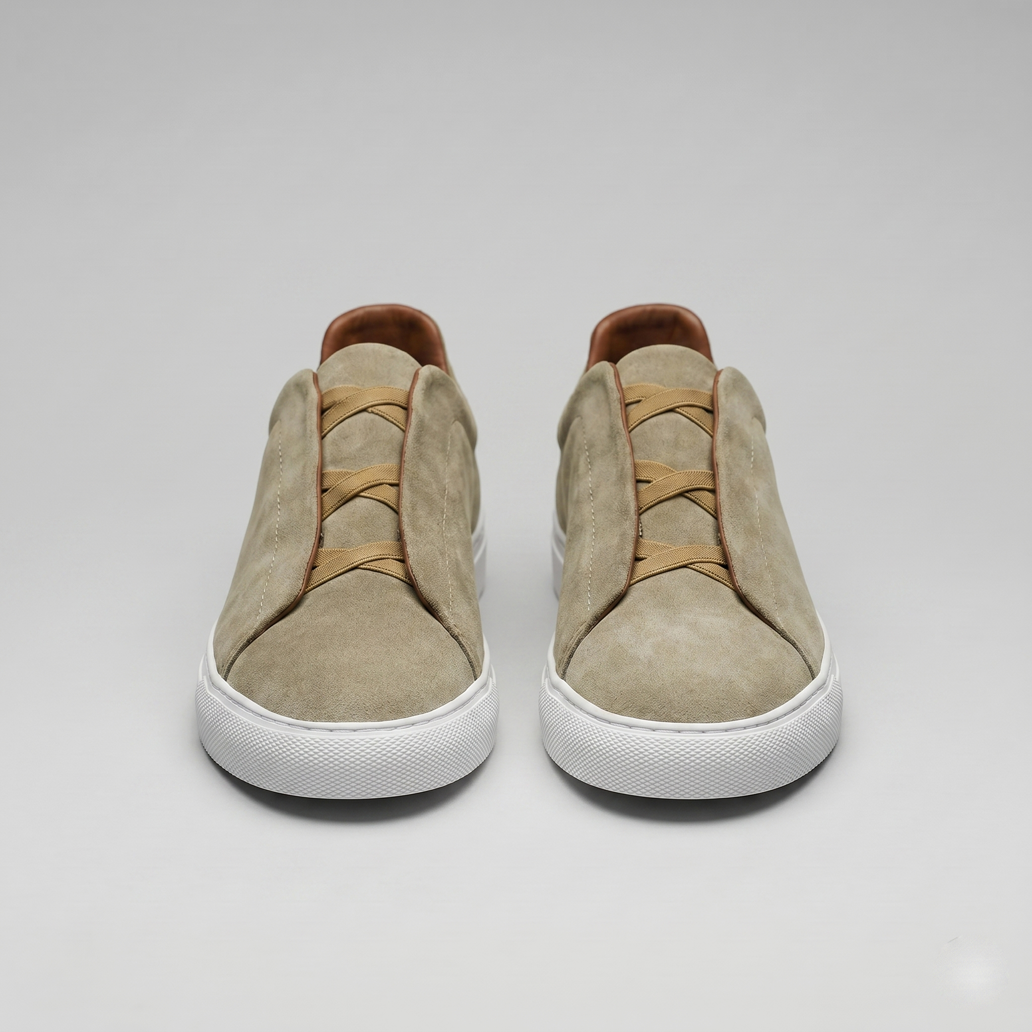 Men's Suede Leather Slip-On Trainers