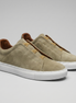 Men's Suede Leather Slip-On Trainers