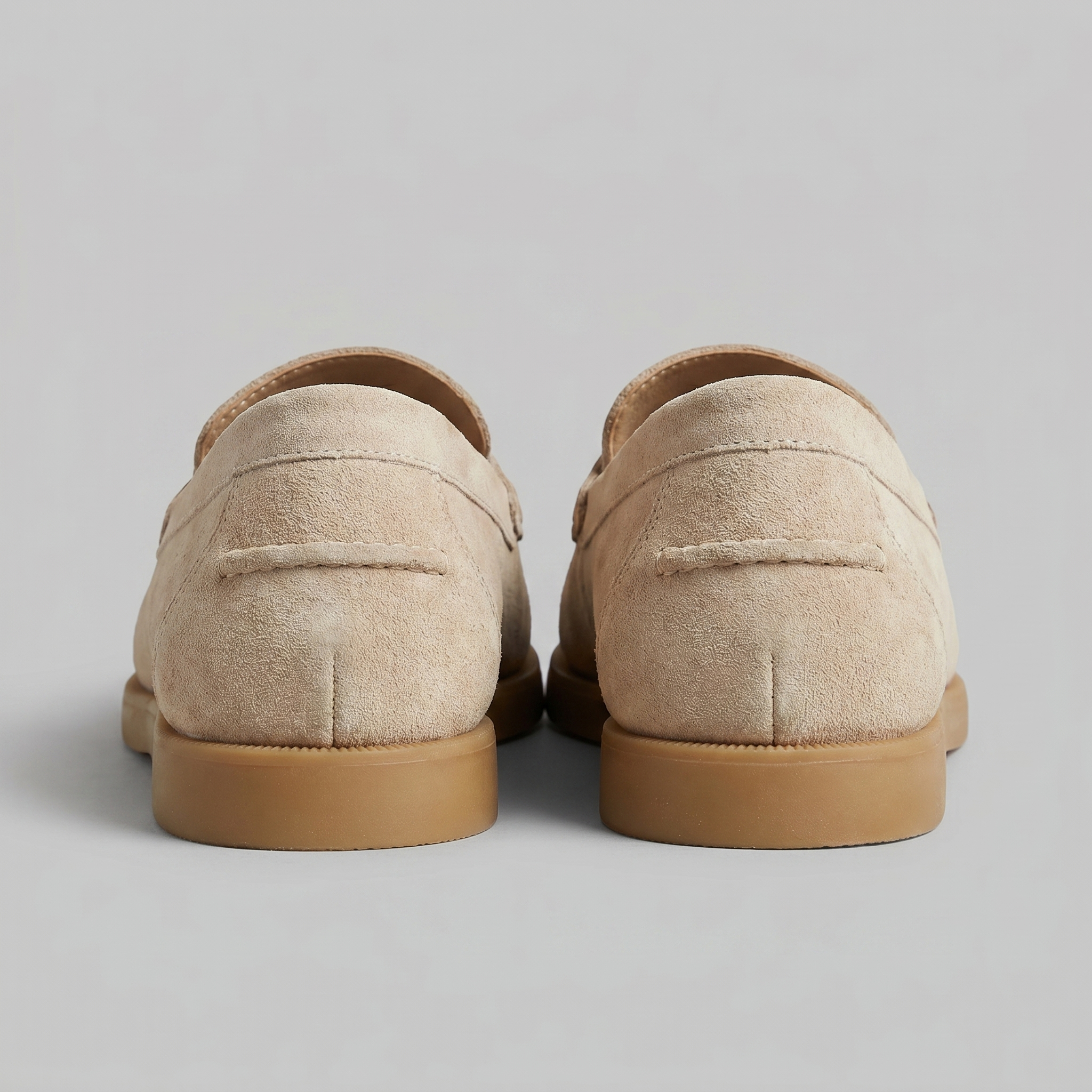 Men's Suede Loafers with Classic Details