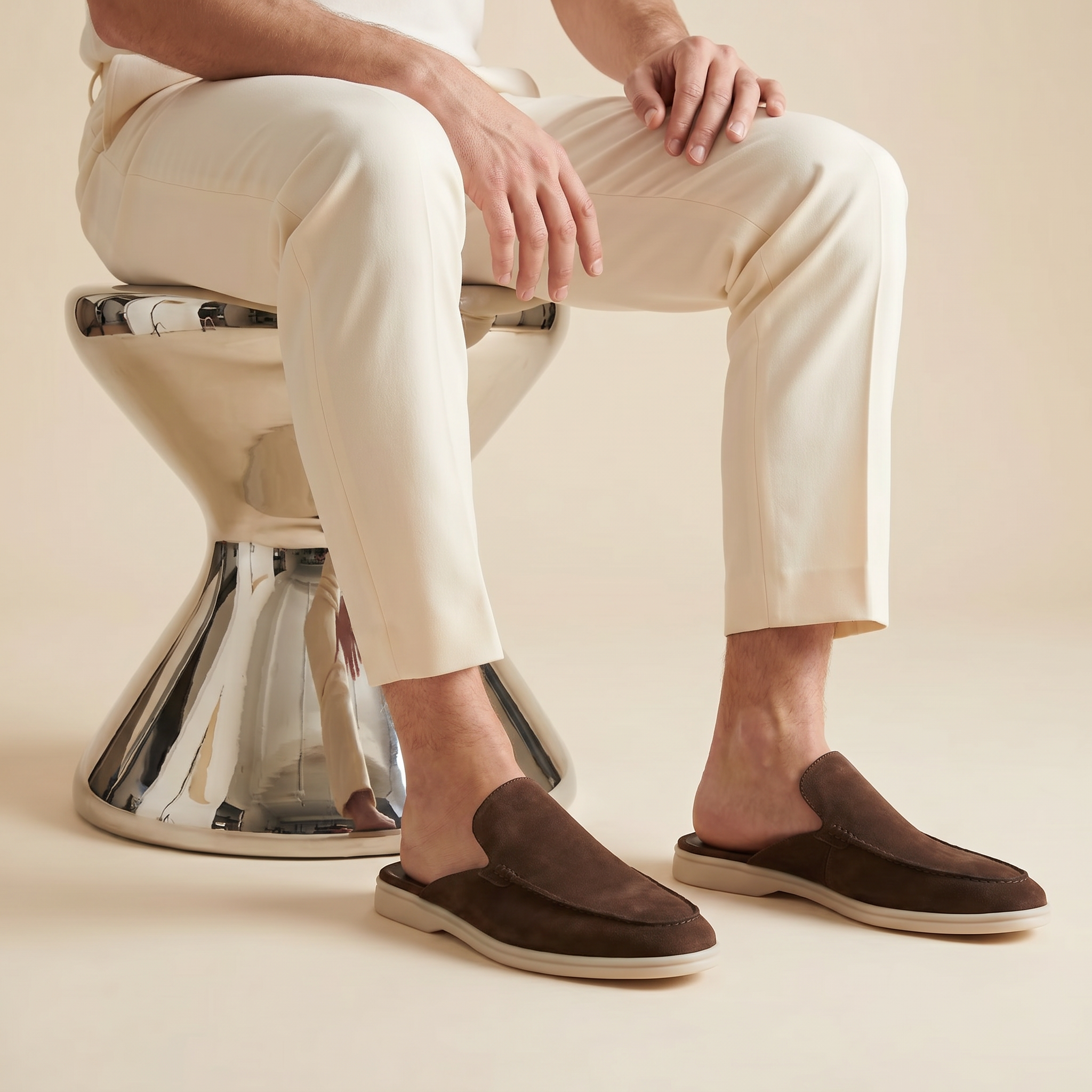 Men's Suede Mules