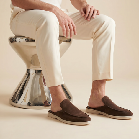 Men's Suede Mules