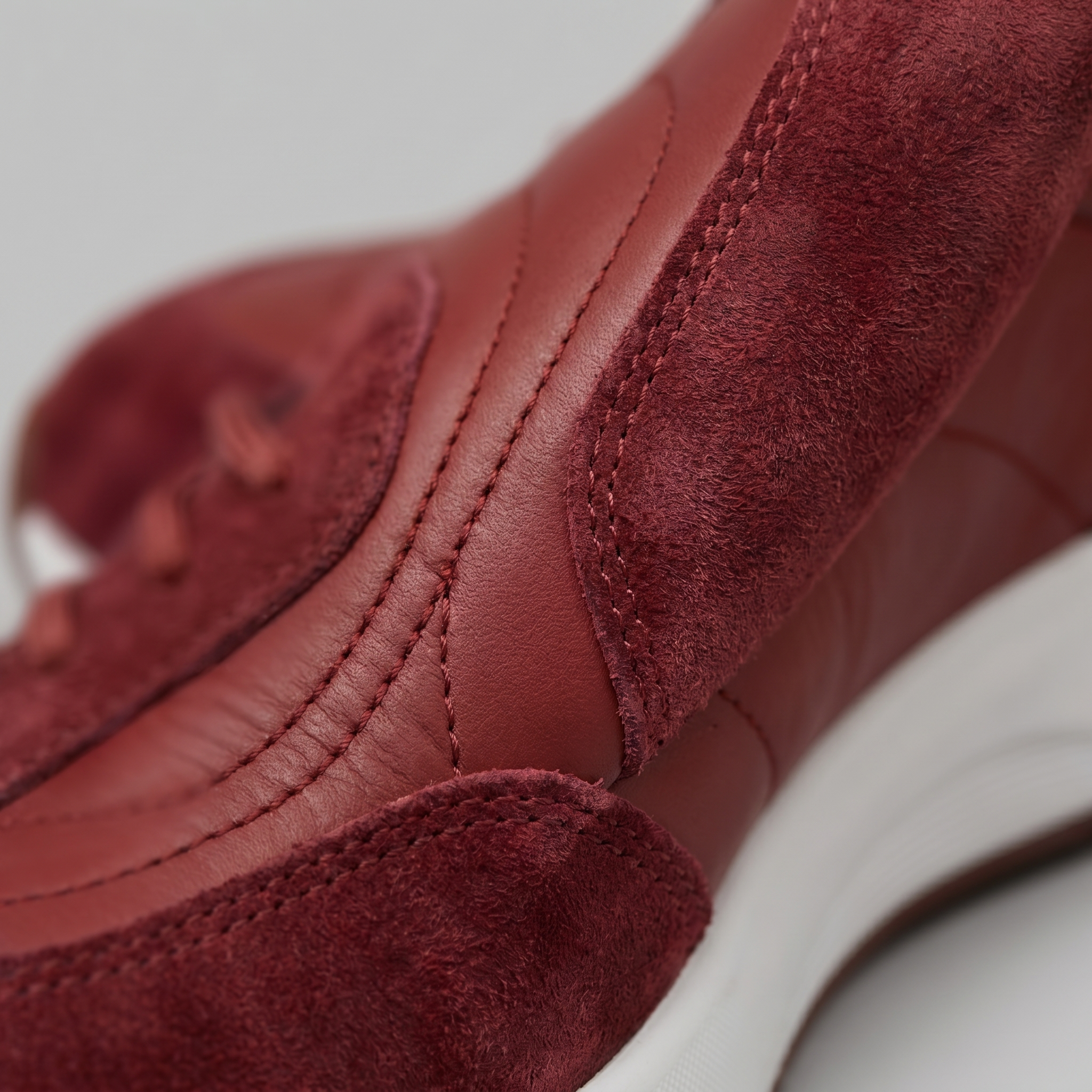Men's Suede Panel Lace-Up Trainers