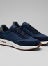 Men's Suede Panel Lace-Up Trainers