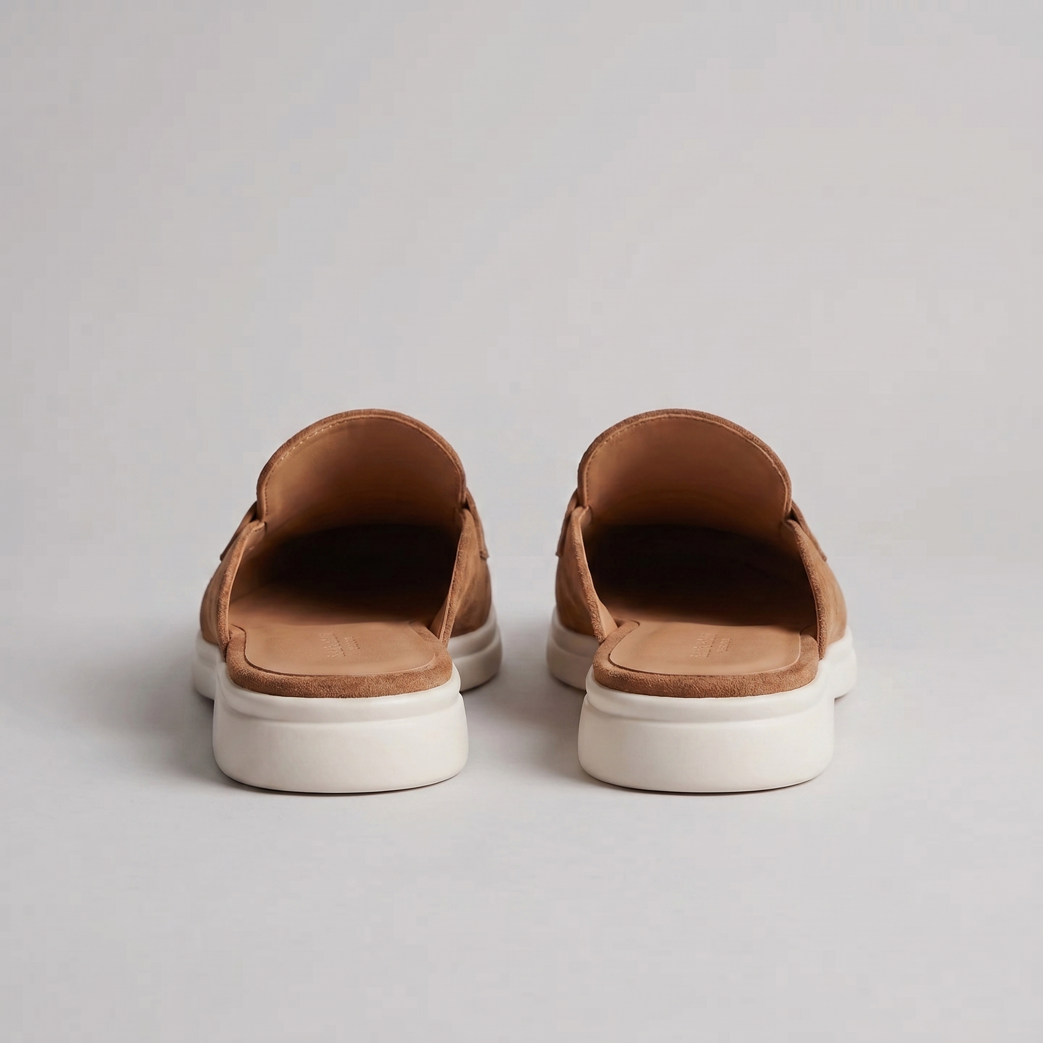 Men's Suede Penny Loafer Mules