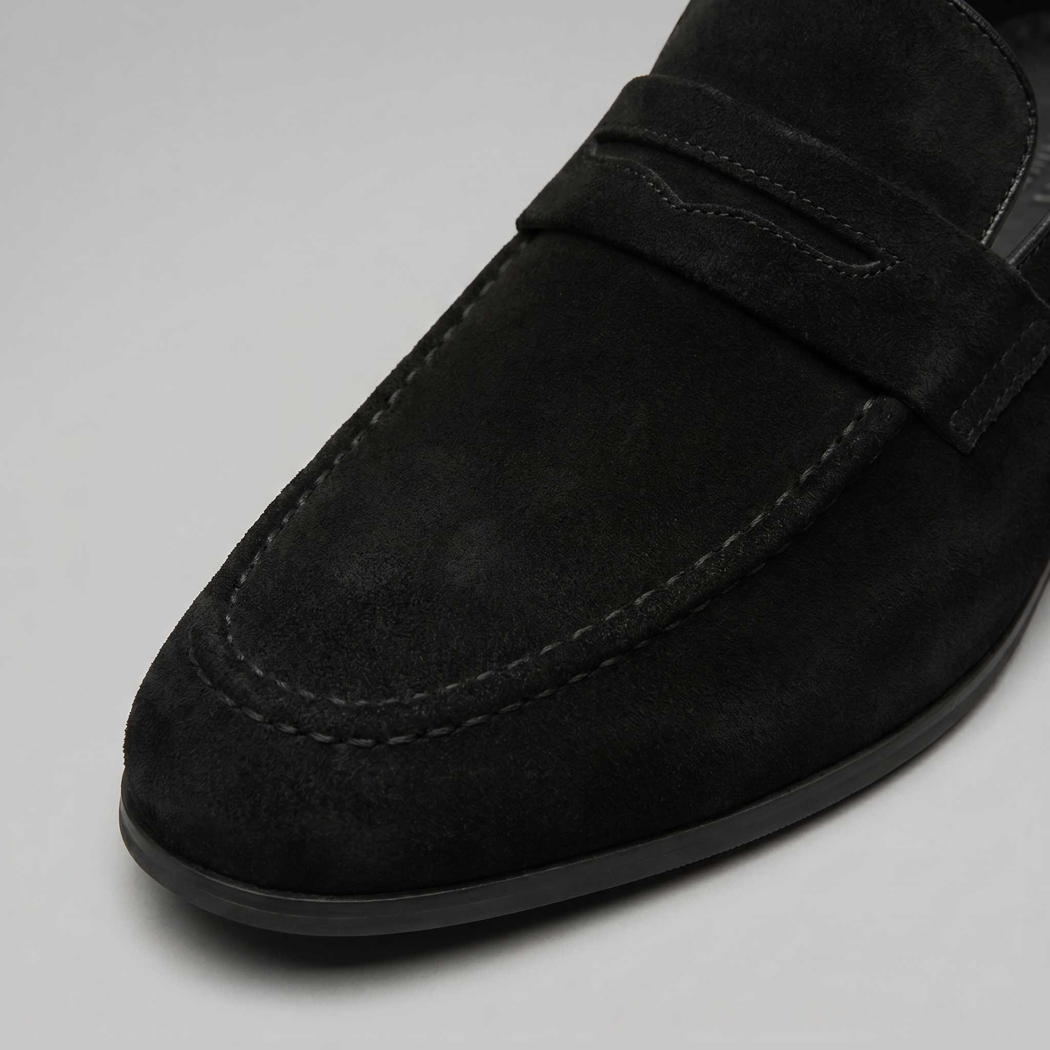 Men's Suede Penny Loafers