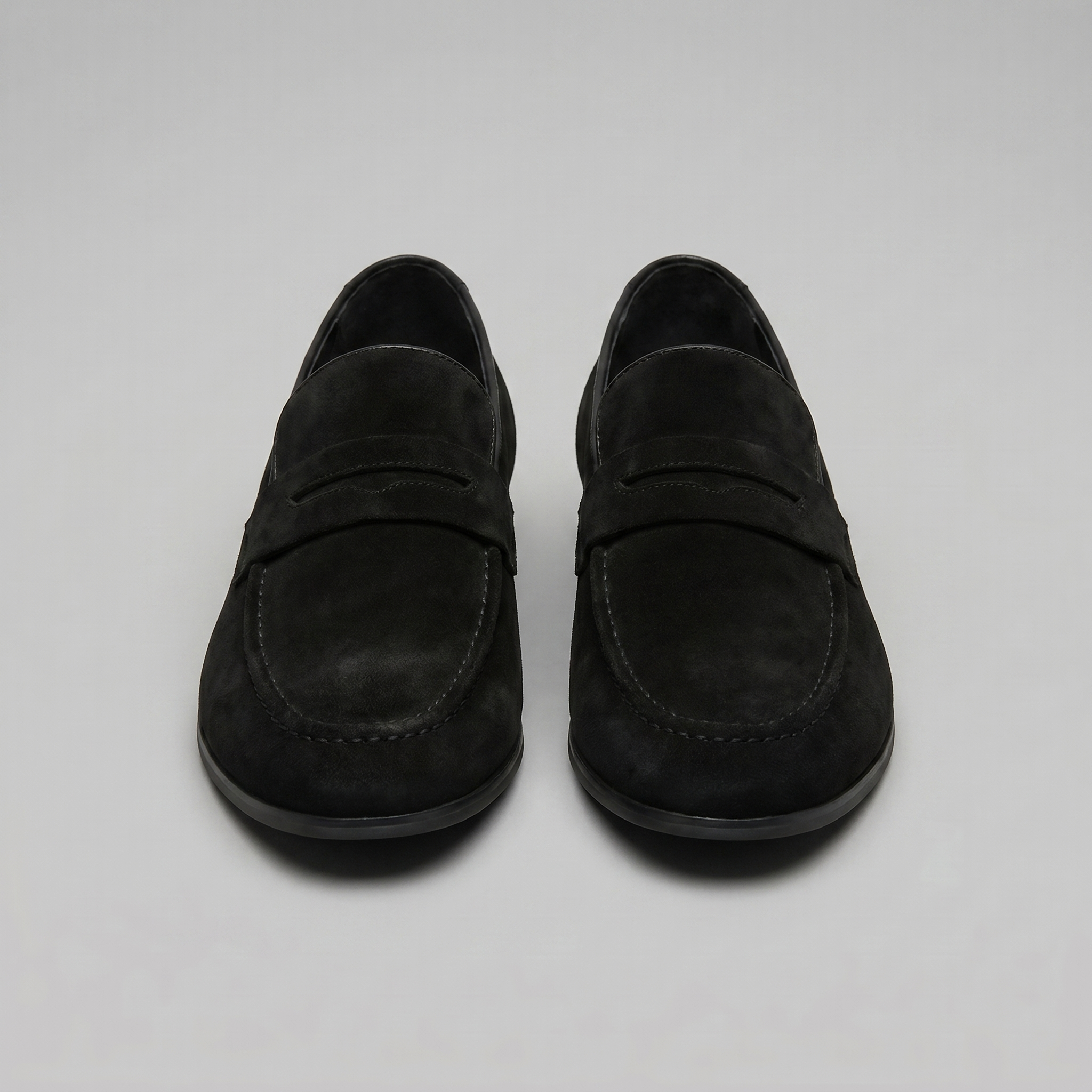Men's Suede Penny Loafers