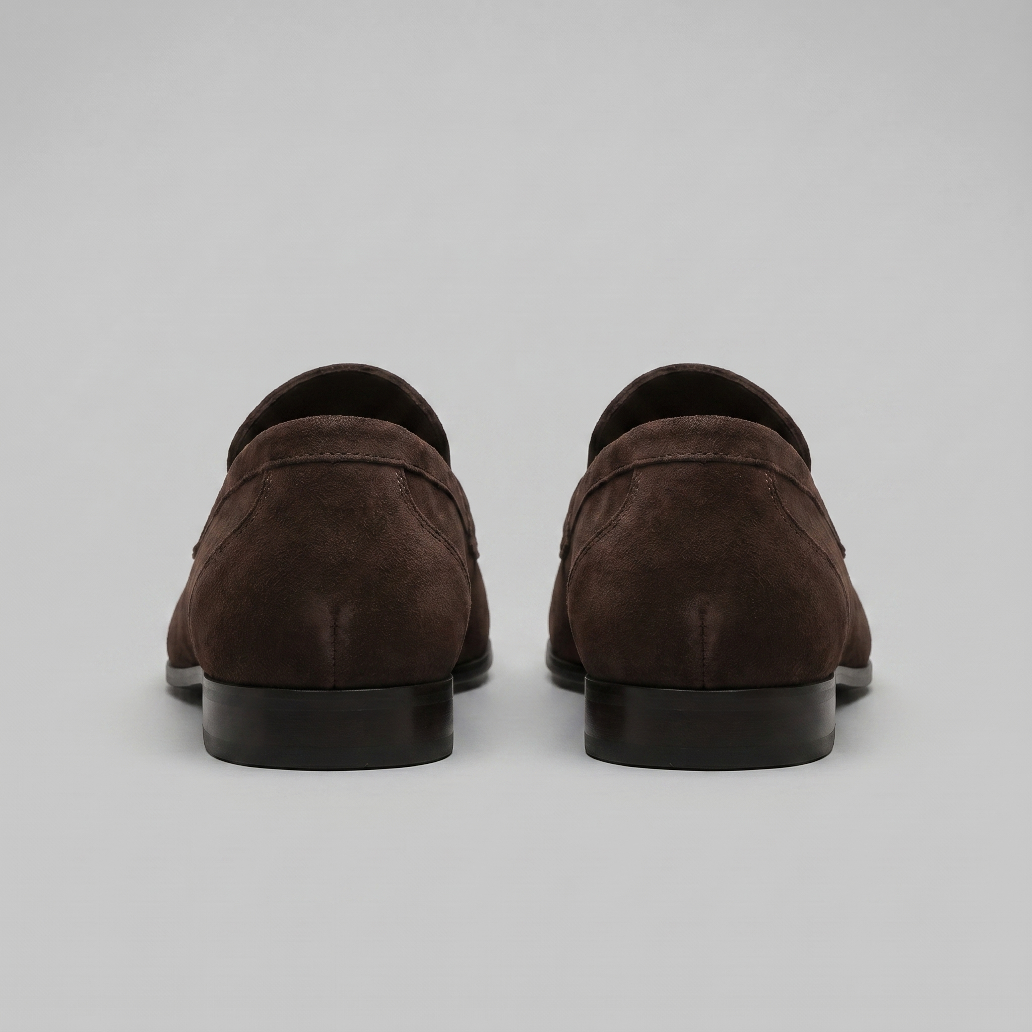 Men's Suede Penny Loafers