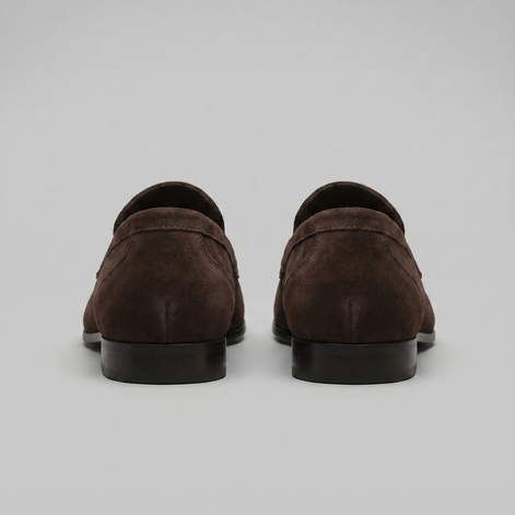 Men's Suede Penny Loafers