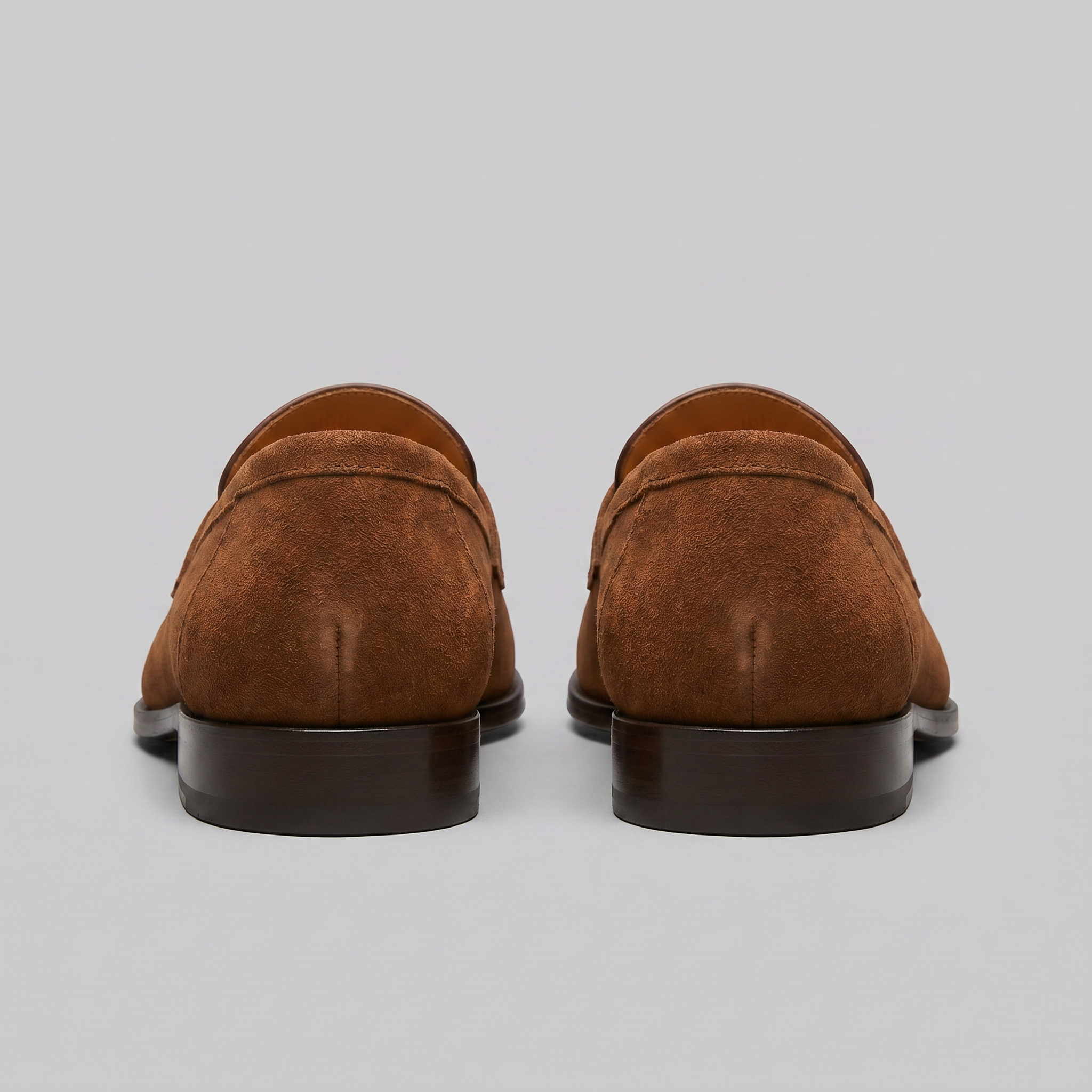 Men's Suede Penny Loafers