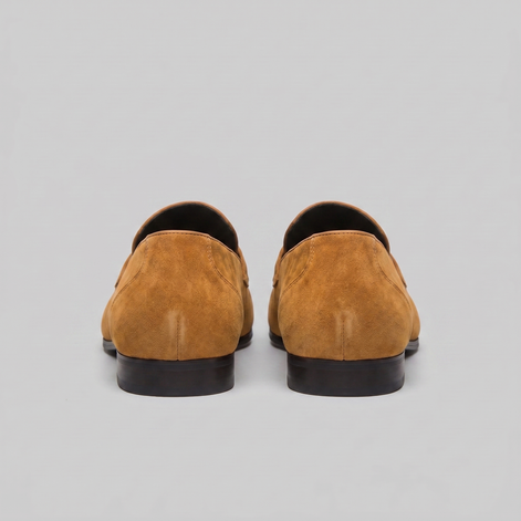 Men's Suede Penny Loafers