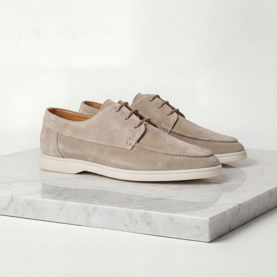 Men's Suede Shoes - Elegant Formal Footwear
